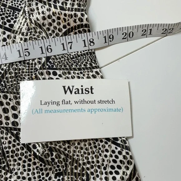 Tory Burch Silk Blend Jaquard Sleeveless Sheath Dress Metallic Size 12 - Picture 9 of 11